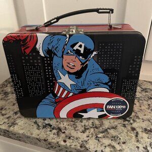 Dallas Fan Expo Exclusive Captain America Lunchbox